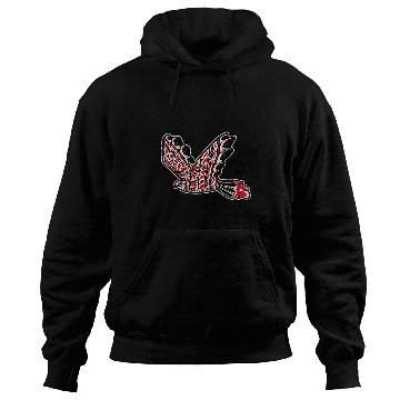 Discover Red Tail Hawk Native American Tribal Bird Totem Birdwatcher Hoodies