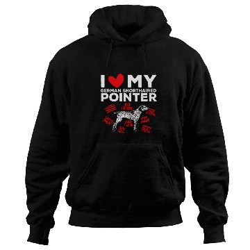Discover I Love My German Shorthaired Pointer GSP Dog Hoodies
