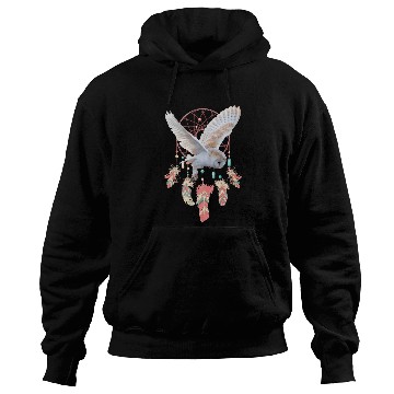 Discover Native American Dreamcatcher Owl Boho Spiritual Dream Hoodies