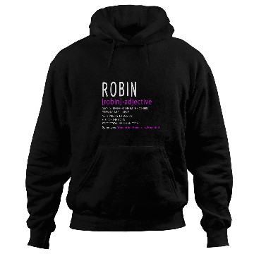 Discover Womens Personalized Name Description Robin Hoodies