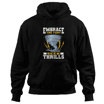 Discover Tornado Chaser Storm Chasing Storm Hunter Meteorologist Hoodies