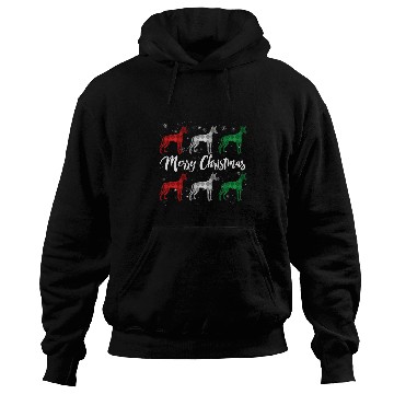 Discover Ibizan Hound Merry Christmas Argyle Dog Hoodies