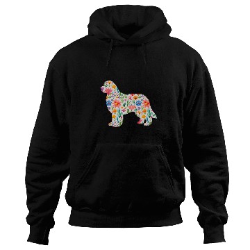 Discover Newfoundland watercolor flowers design Hoodies