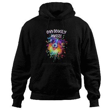 Discover Obviously Aussie Australian Shepherd Funny Hoodies