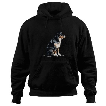 Discover Pawsome Pals Australian Shepherd Silhouette Hoodies