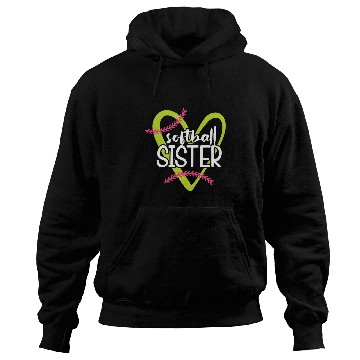 Discover Softball Sister Softball Player 2 Hoodies