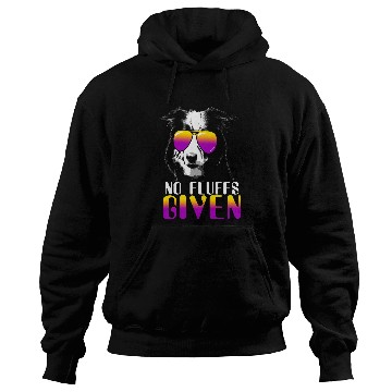 Discover No Fluffs Given Border Collie Sunglasses Cute Dog Hoodies