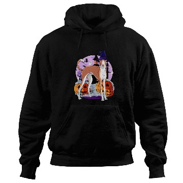 Discover Ibizan Hound Cute Dog Halloween Witch Pumpkin Hoodies
