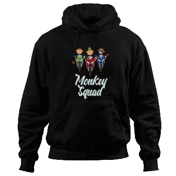 Discover Monkey Tail Wild Primate Biker Squad Motorcycle Monkies Ride Hoodies
