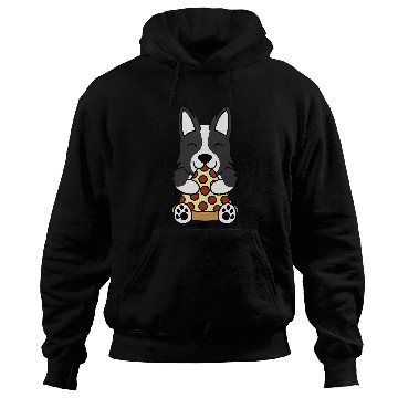 Discover Pizza Border Collie Dog Hoodies