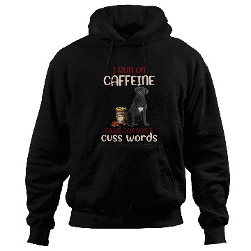 Discover I Run On caffeines Cane Corso Cuss Words Funny Dog Hoodies