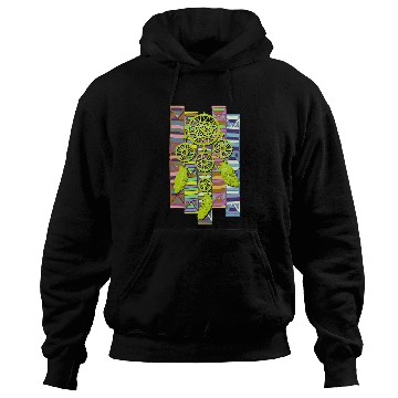 Discover Native American Dreamcatcher Border Elements 2 Fan Fun Hoodies