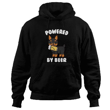 Discover Powered By Beer Miniature Pinscher Dog Hoodies