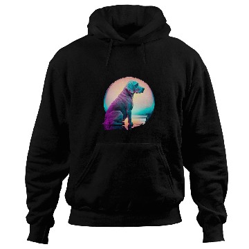 Discover Weimaraner Japanese Retro Synthwave Hoodies