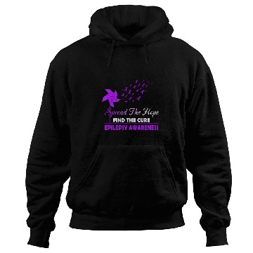 Discover SPREAD THE HOPE FIND THE CURE EPILEPSY AWARENESS Hoodies