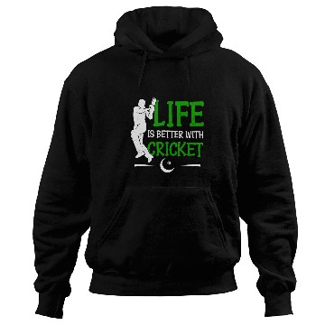 Discover Life Is Better With Cricket Cricketer Cricket Player Hoodies