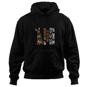 Discover Miniature Pinscher Min Pin Dog 3 Hoodies