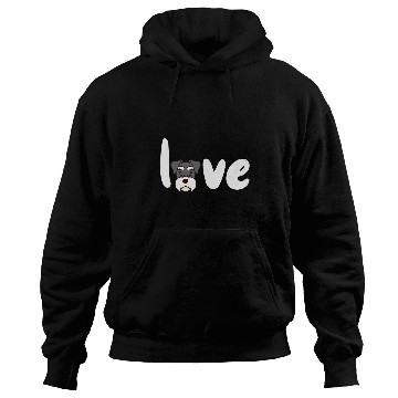 Discover SCHNAUZER DOG LOVE for valentines day Hoodies