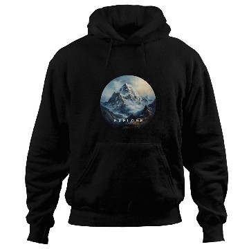 Discover Summit Serenity Hiking Mountain Climbing Exploration Hoodies
