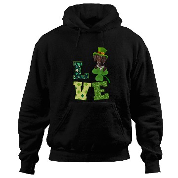 Discover German Shorthaired Pointer Dog St  Patricks Day Funny Irish Hoodies