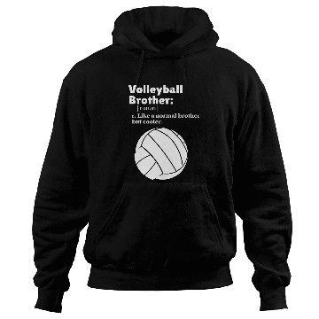 Discover Volleyball Beach Vball Volleyball Brother Hoodies