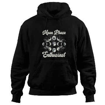 Discover Moon Phase Full Moon Lunar Eclipse Astronomer Astronomy 8 Hoodies