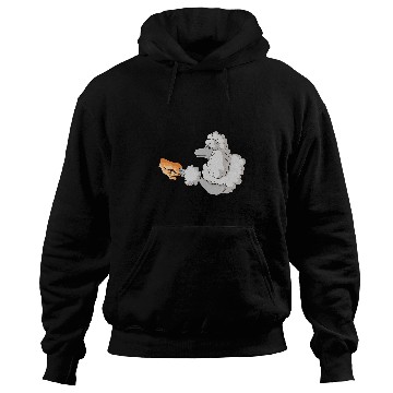 Discover Poodle fist to human hand Hoodies