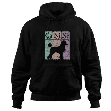 Discover Poodle Dog Periodic Table Elements Dog Lover Canine 1 Hoodies