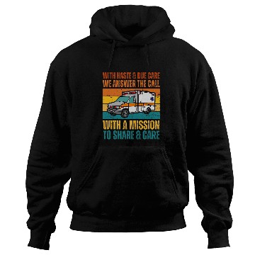 Discover Inspirational Ambulance Driver EMT Paramedics Hoodies