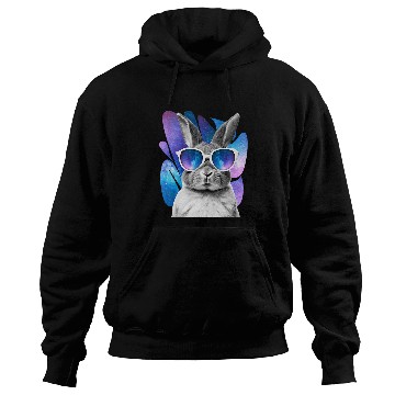 Discover Rabbit Space Glasses Bunny Galaxy Sunglasses Meme Hoodies