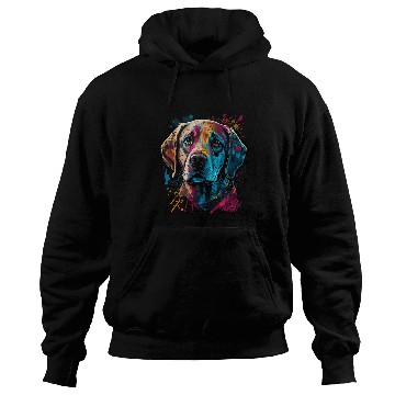 Discover Labrador Lab Dog Lover Splash Graffiti Art Pet 28 Hoodies