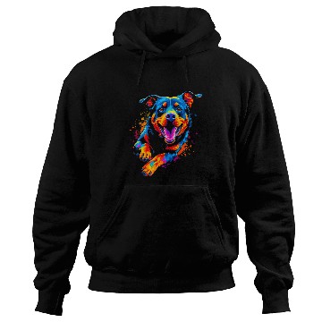 Discover Pop Art Design Rottweiler Hoodies