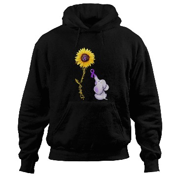 Discover purple ribbon elephant sunflower epilepsy awareness Hoodies