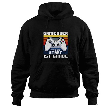 Discover Back to School Funny Game Over Teacher Student Controller 10 Hoodies