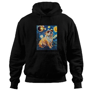 Discover Total Solar Eclipse Bulldog Hoodies
