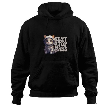 Discover Next Stop Mars Cute Astronaut Cat Hoodies