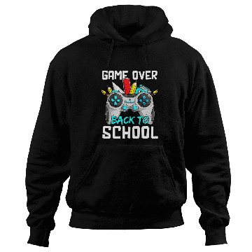 Discover Back To School Funny Game Over Teacher Student Controller 12 Hoodies