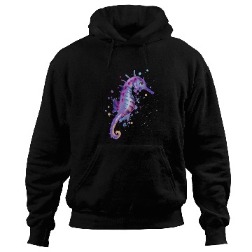 Discover Seahorse Aquarium Beach Hoodies