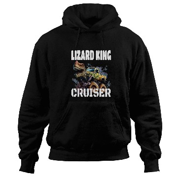 Discover TRexs And Motorcycle Lizard King Cruiser 26 Hoodies