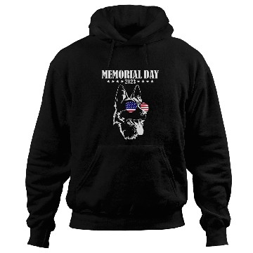 Discover Memorial Day German Shepherd Hoodies