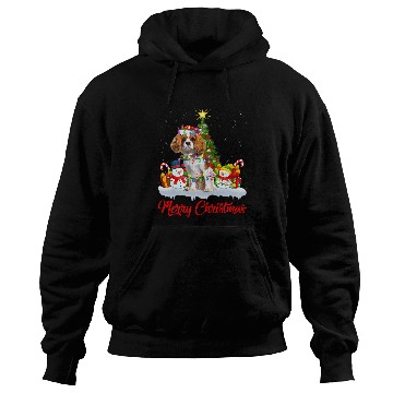 Discover xmass Lighting Cavalier King Charles Spaniel Dog Christmas 4 Hoodies