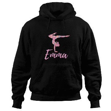 Discover Personalized Gymnastics Emma Name Gymnast Girls Hoodies