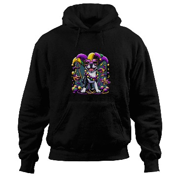 Discover Mardi Gras Boston Terrier Dog Hoodies