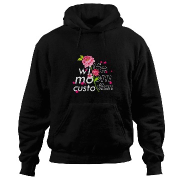 Discover Wife Mom Custodian Cute Mothers Day Floral Janitor Hoodies