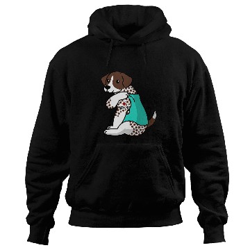 Discover I Love Grandma Tattoo German Shorthaired Pointer Dog Hoodies