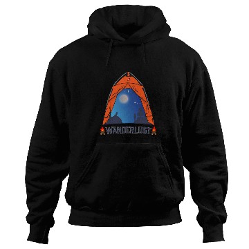 Discover Wanderlust For Tent Camping Buddies Explore Funny Camping Hoodies