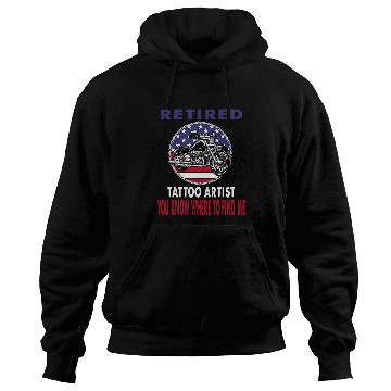 Discover Retired Tattoo Artist Find Me Motorcycle Biker Hoodies