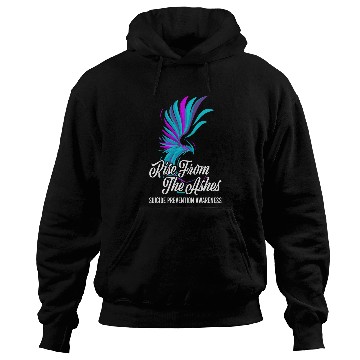 Discover Rise From Phoenix The Ashes suicides Prevention Awareness Hoodies