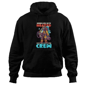 Discover Life Gets Heated Cool Down Crew Design Firefighter Hoodies