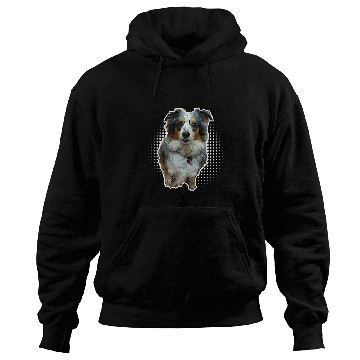 Discover Mini Aussie Australian Shepherd Blue Merle Hoodies